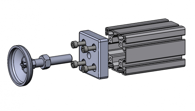 Fußplatte, Stellfußplatte, Aluminium, eloxiert, M8,M10,M12,M16, 1220 A 3060 EL 021220 A 3060 EL 03, 1220 A 4080 EL 021220 A, 4080 EL 01,1220 A 4590 EL 01, 1220 A 6060 EL 02, 1220 A 6060 EL 01, 1220 A 8080 EL 01, 1220 A 8080 EL 02, 1220 A 9090 EL 01