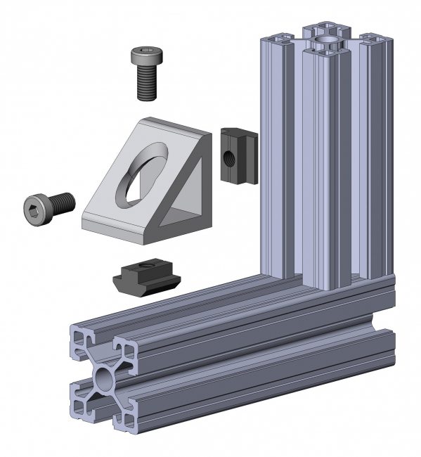 T-nut slot 10 guided