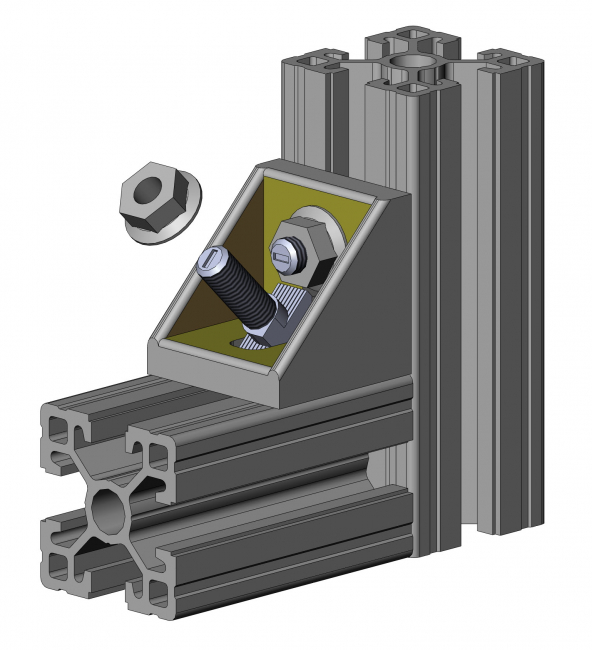Hammerschraube Nut 10 M8