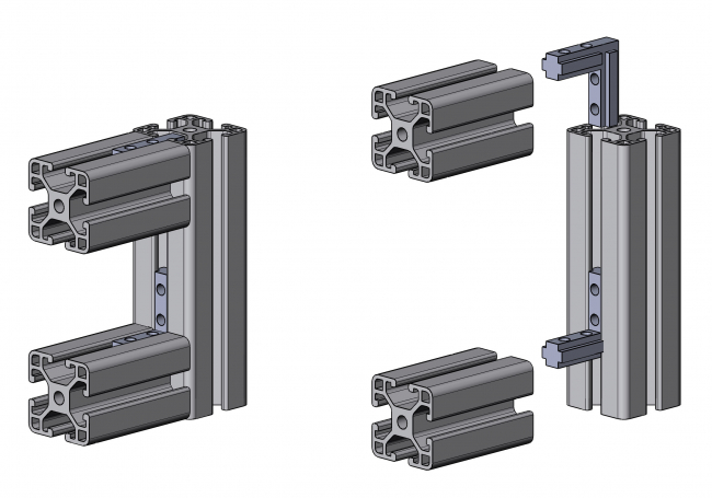 Groove angle slot 6 inside + outside