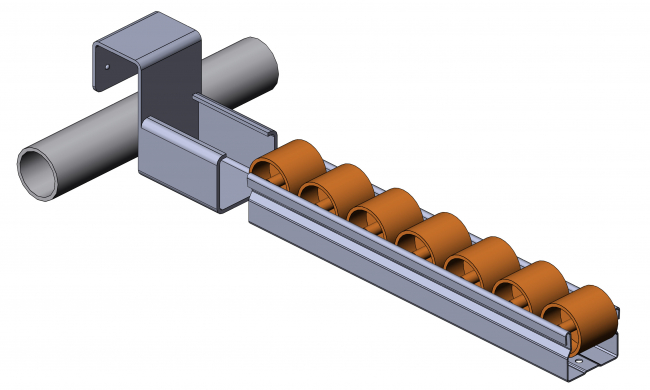 Röllchenleistenaufnahme abgesenkt, Anschlag, Röllchenleistenaufnahme, abgesenkt, Aufnahme für Röllchenleiste, Aufnahme, Röllchenleiste, Zubehör, 5053 S 003 VZ 01