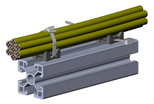 Cross Cable Binding Block 2-way