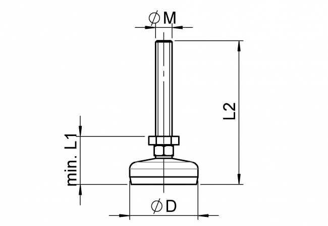 Stell, Fuß, Rostfrei, Stahl, PA, 1040 E 12135 NA 01, 1050 E 12105 NA 01, 1010 E 16215 NA 01