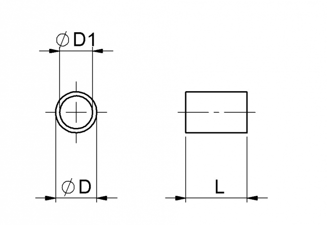 reducing bushing, PA, poly aramide, plastic, black, TecEnMa, 1399