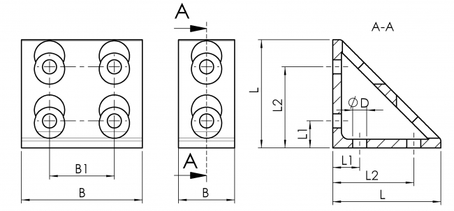 Eckwinkel gezogen, Eckwinkel, gezogen, Schwerlastwinkel, schwer, Winkel, Aluwinkel, Aluminiumwinkel, 4020 A 2630 EL 01, 4020 A 5630 EL 01, 4020 A 2650 EL 01, 4020 A 5650 EL 01, 4020 A 3640 EL 01, 4020 A 7640 EL 01, 4020 A 3680 EL 01, 4020 A 7680 EL 01