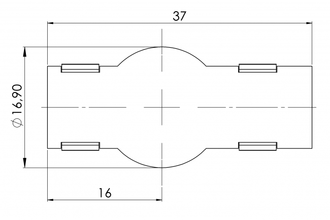 Abdeckkappe, Bolzenverbinder, Schnellverbinder, Schnellspannverbinder, Blende, Abdeckung, Nutabdeckung, Bohrungsabdeckung, Bohrungsblende, Kappe, 4699 K 017 SW 01, 4699 K 017 SI 01