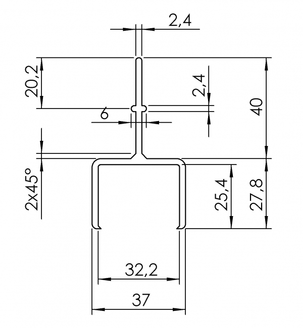 Lateral guidance middle for roller strip, wheel rails