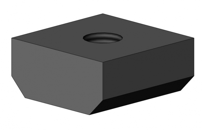 Nutenstein Nut 12 ohne Führung