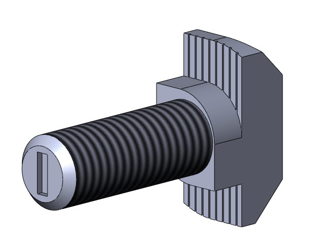 Hammerschraube Nut 10 M8