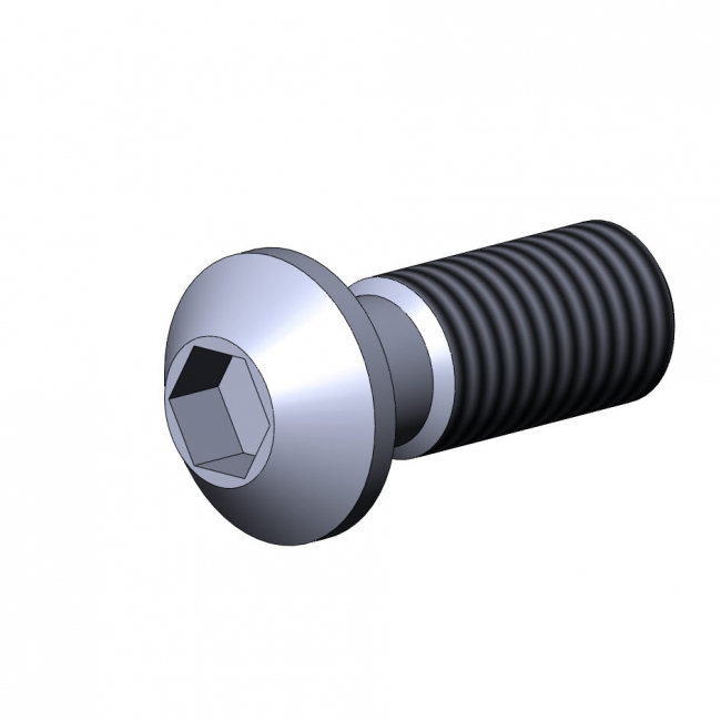 Schraube Nutkopf Rund