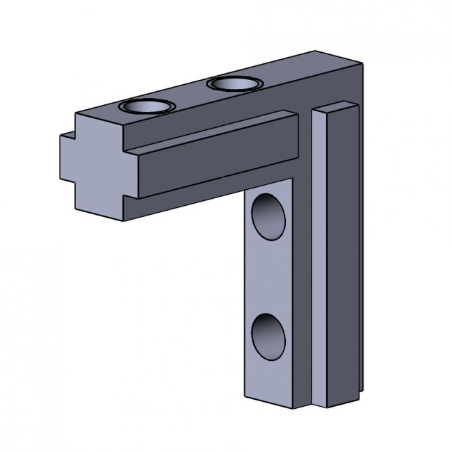 Groove angle slot 6 inside + outside