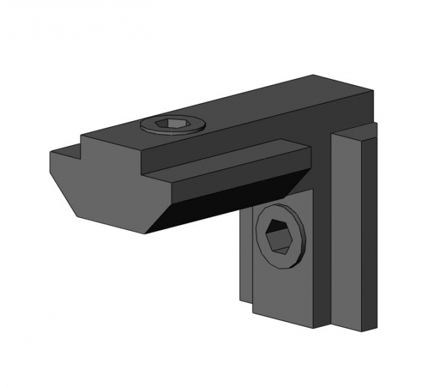 Groove angle slot 8 outside
