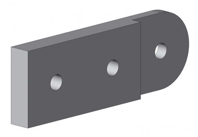 Joint plate 40x120x12