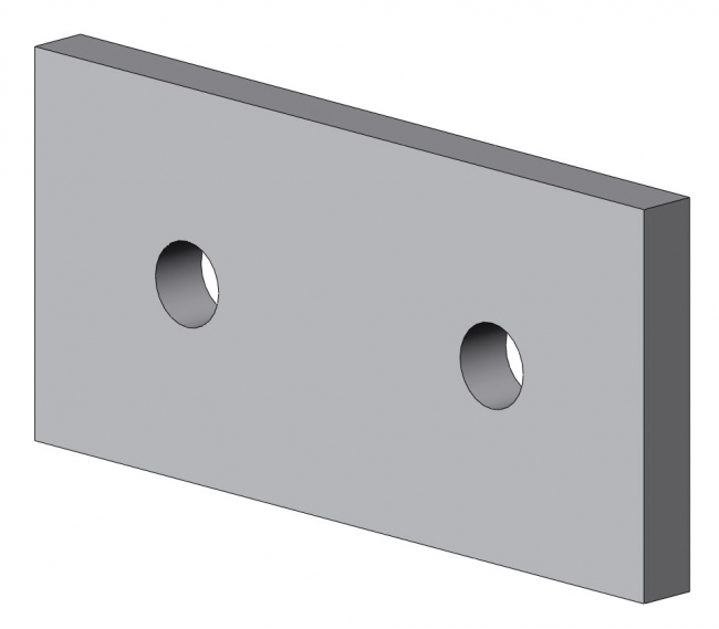 Halteplatte Rechteck, Verbinder, Halteplatte, Rechteck, Außenverbinder, 4803 A 1840 EL 01, 4803 A 2860 EL 01, 4803 A 3880 EL 01, 4803 A 4290 EL 01