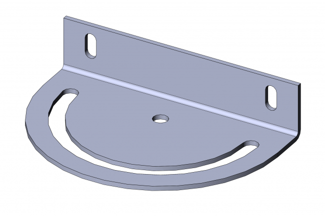 Schwenkhalter, 180° Halter, Winkelhalterung, Verstellhalterung, Winkelverstellung, 4804 S 0001 VZ 01