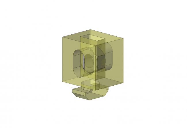 Uniblock, PVC hart, PVC, Scheibenhalter, Halter, Flächenelement, Anbauteil, Zubehör, flexibel, Nut 10 6302 K 1006 TR 01