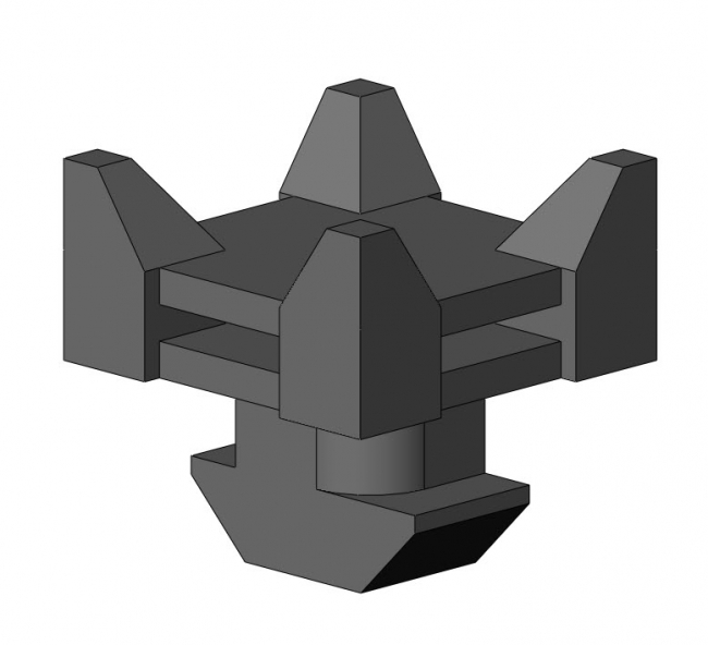 Cross Cable Binding Block 2-way