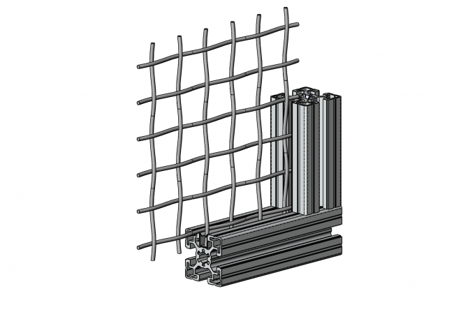 Gitter, Wellengitter, Verbund, Verbundplatte, Polycarbonat, PC-Platte, AG-Platte, Acrylglas, Lochblech, Alu-Verbundplatte
