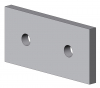 Fastening plate rectangle